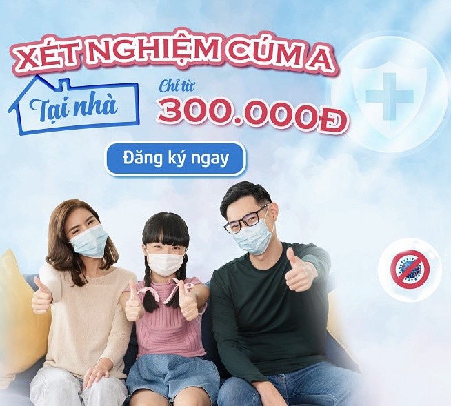 MEDOFA xét nghiệm cúm A tận nơi chỉ từ 300.000 VNĐ tại MEDOFA